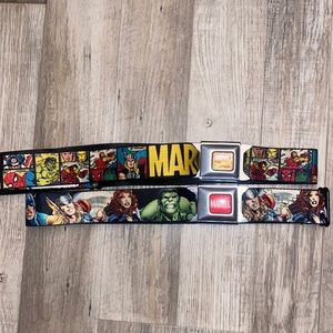 Buckle up with buckle down Marvel Belts!